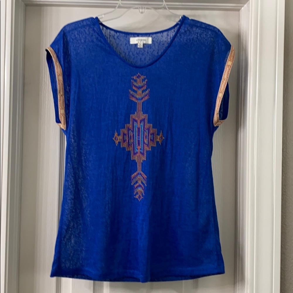 Umgee sleeveless top size M